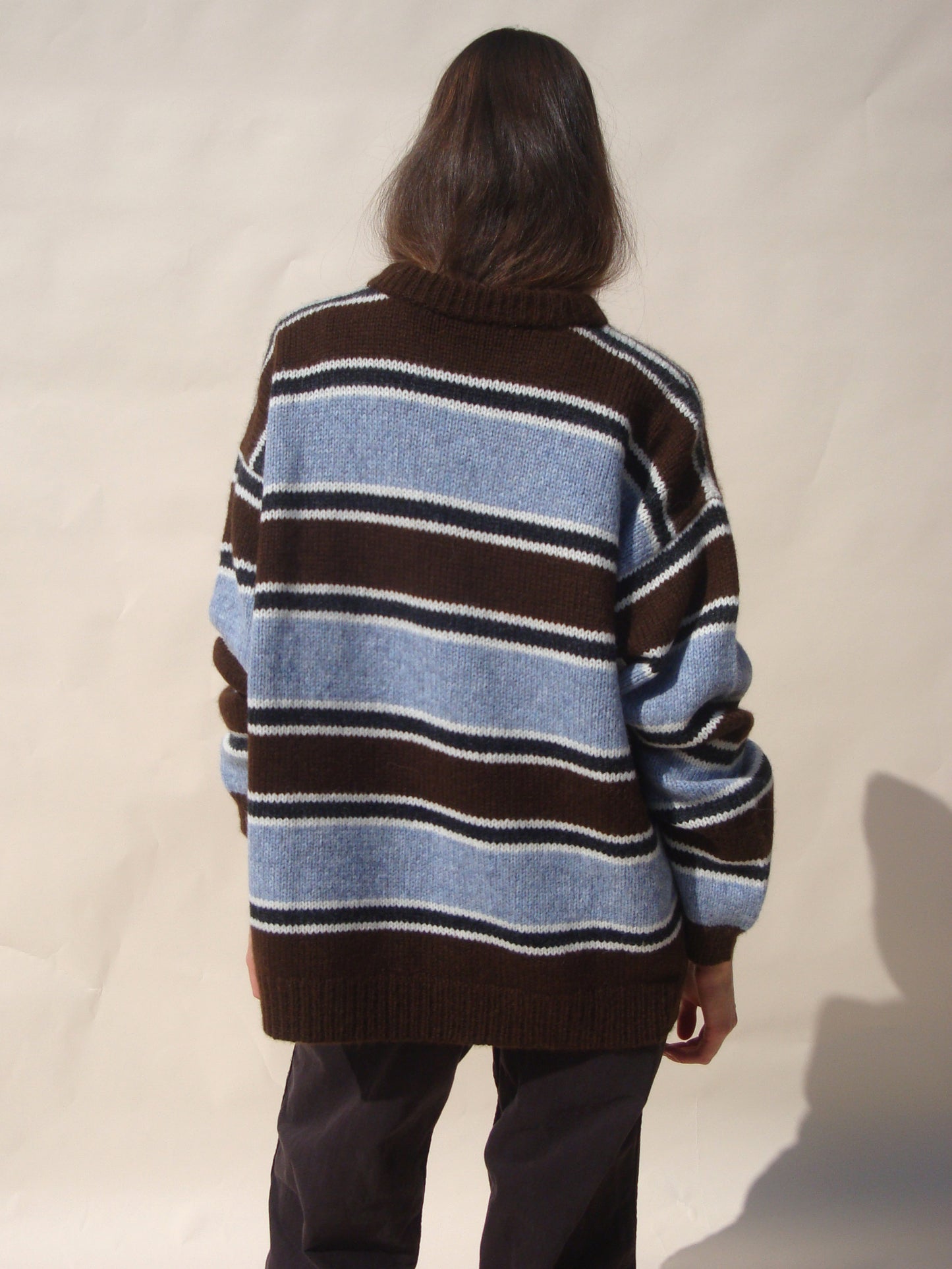 Sienna Striped Crew - Skylight Stripe
