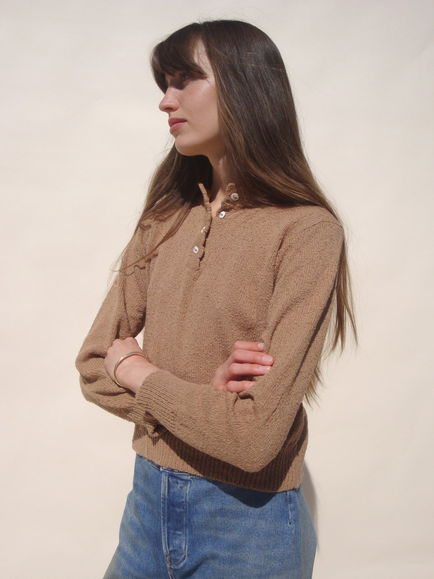 Ski Henley - Camel