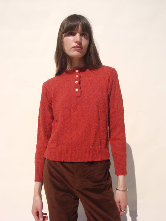 Ski Henley - Rust