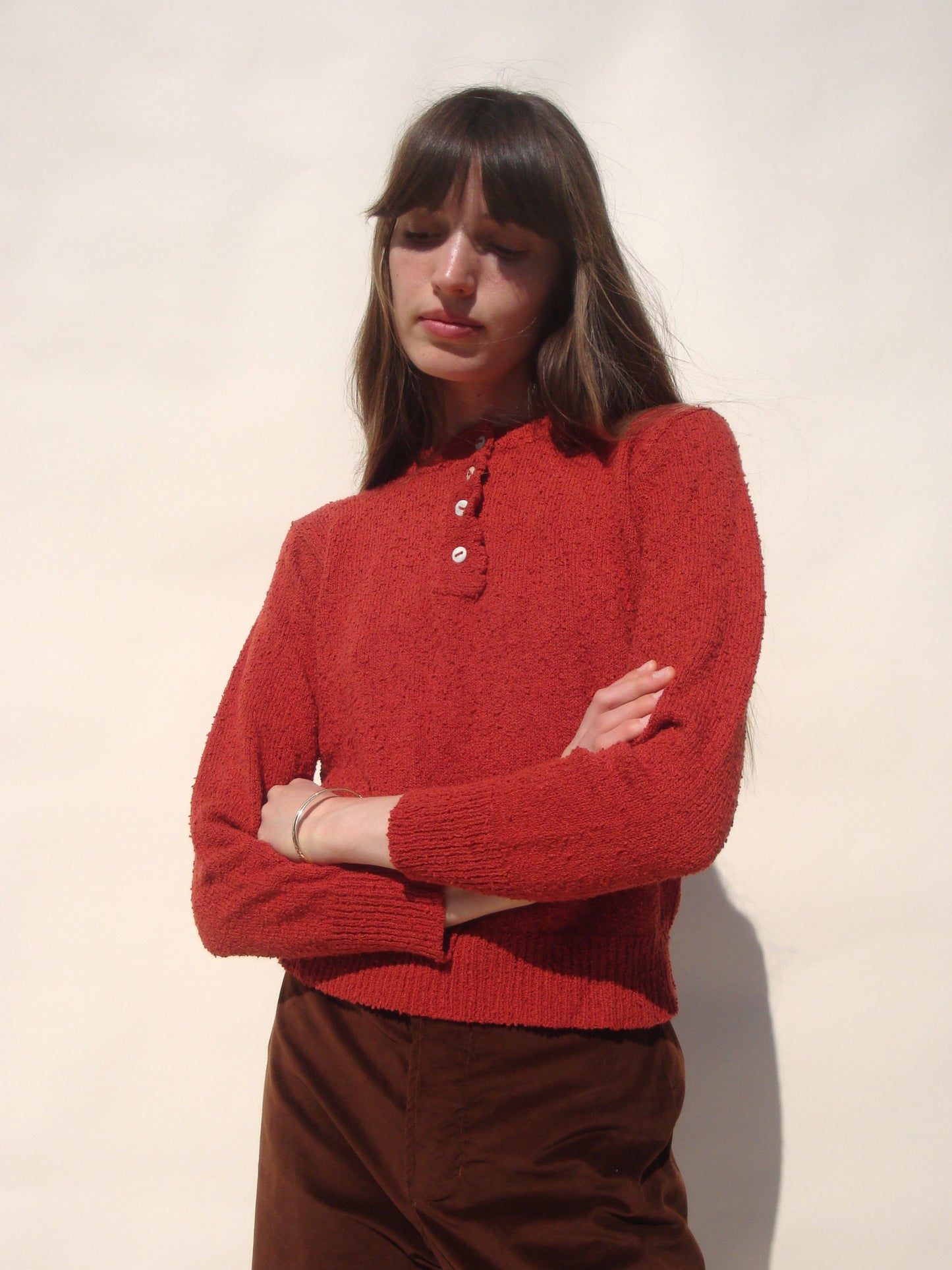 Ski Henley - Rust