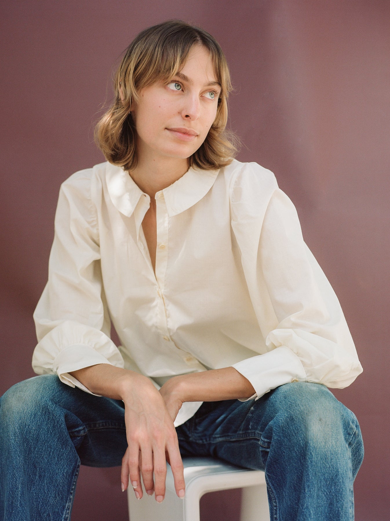 Emma Rothkopf Rayne Blouse in Cream