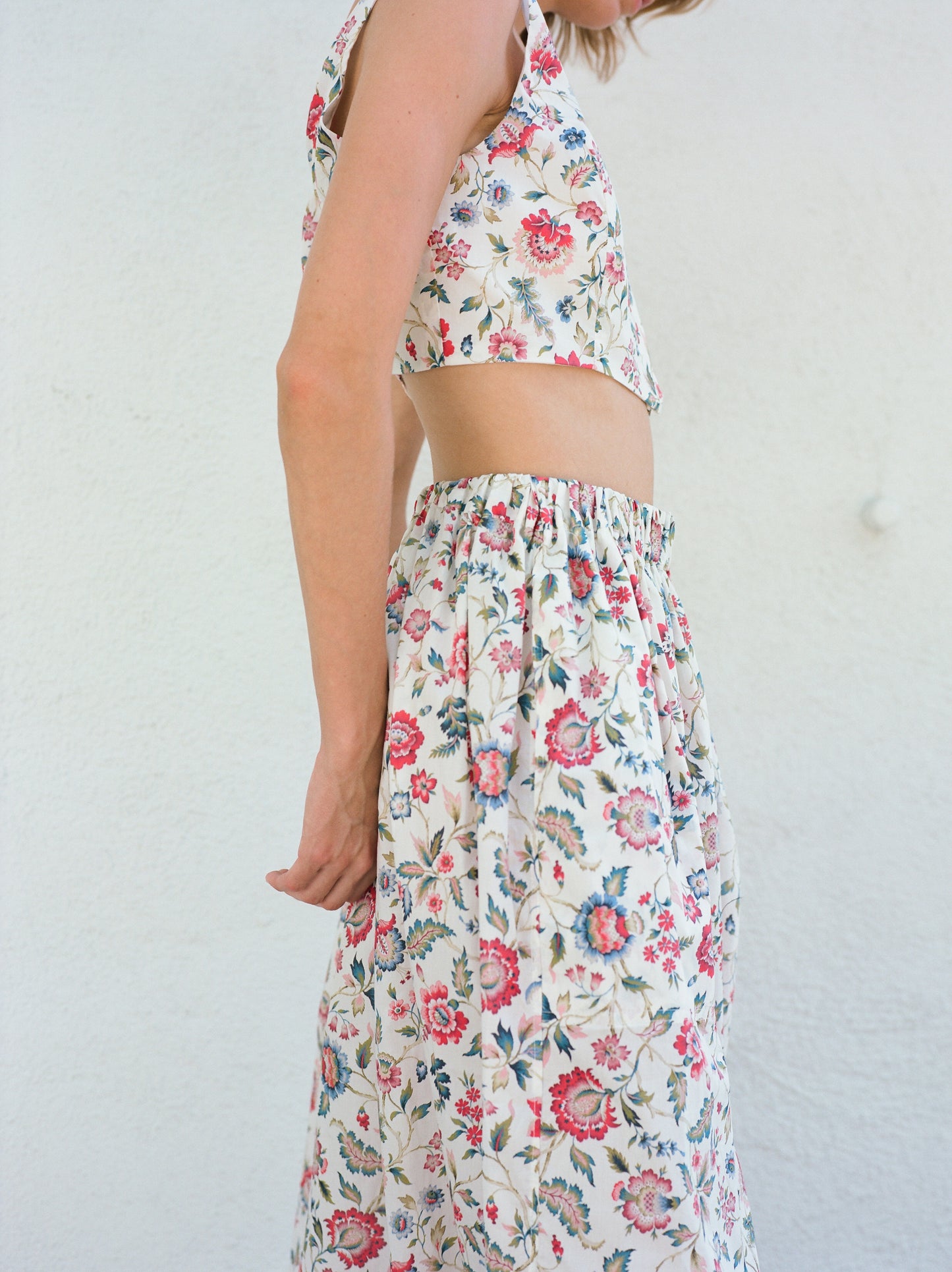 Evan Maxi Skirt - Perennial Floral