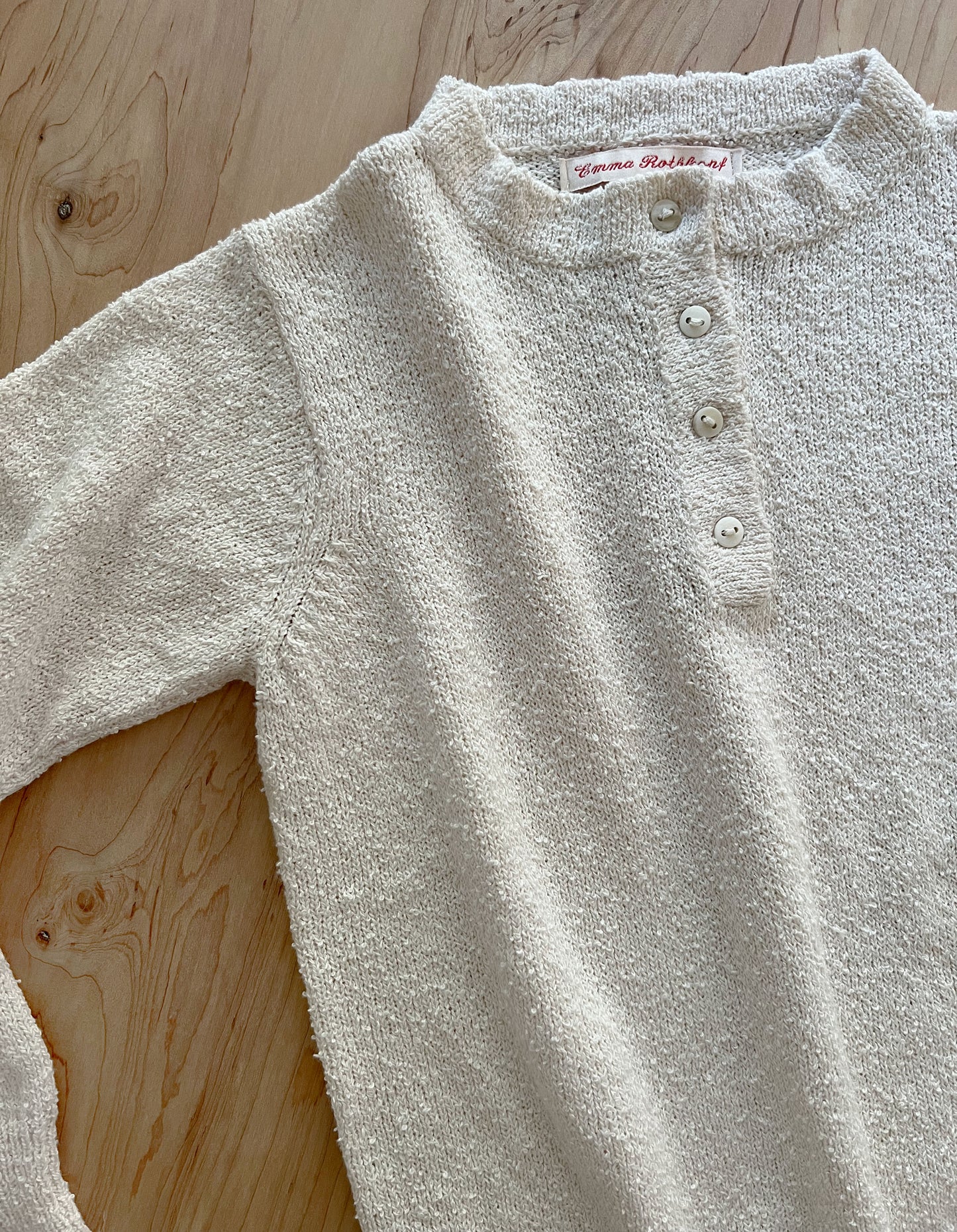 Ski Henley - Cream